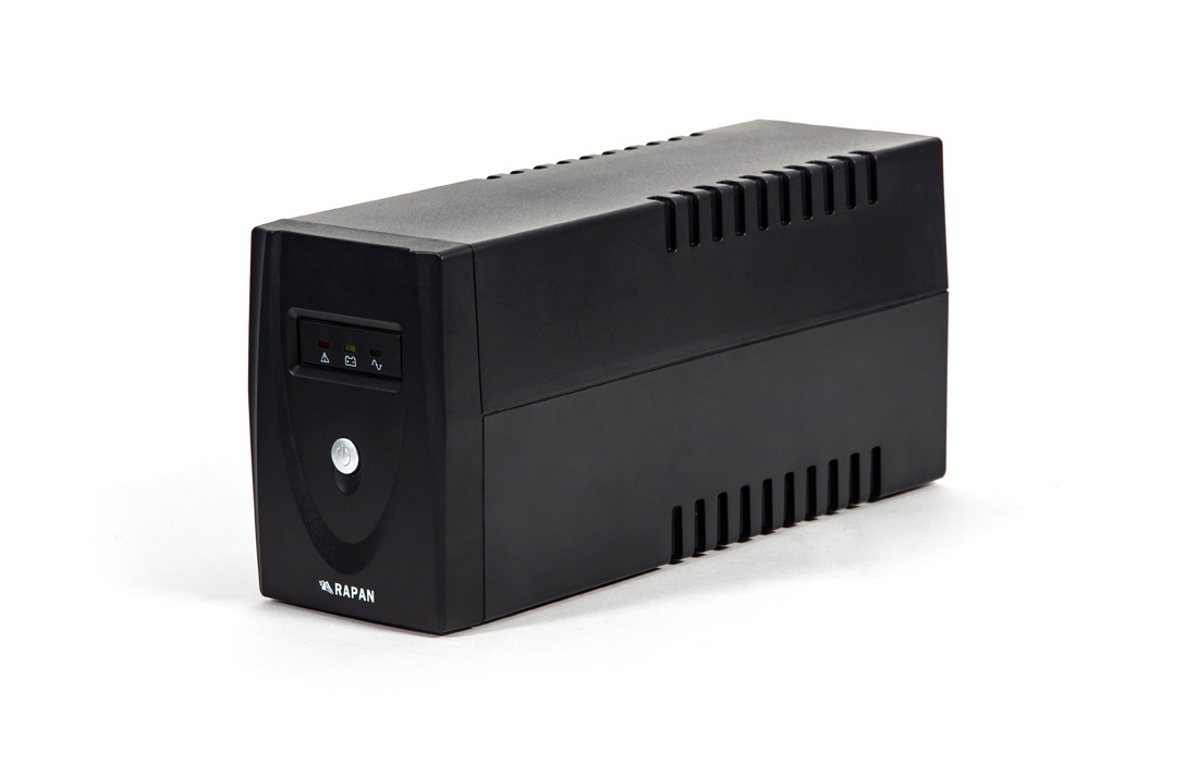 RAPAN-UPS 800 источник питания 220 В 800ВА/480Вт меандр с АКБ 7 Ач интерактивный