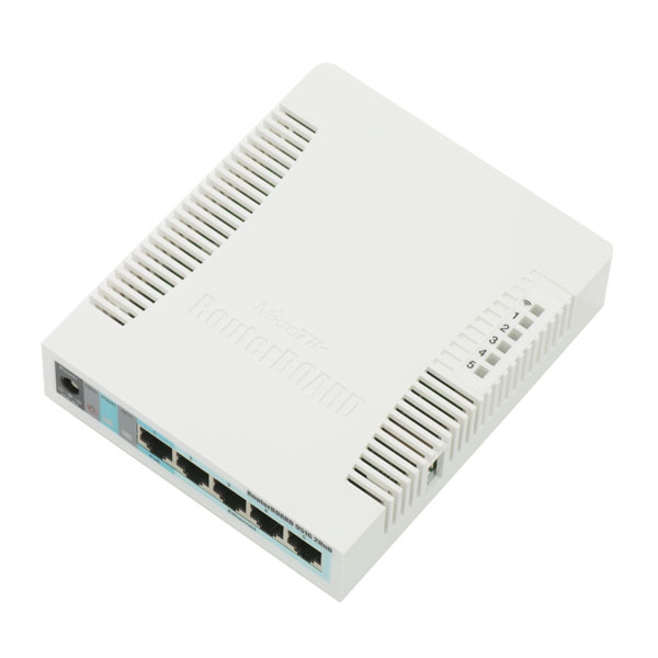 MikroTik  RB951G-2HnD  Точка доступа 2.4ГГц с встроенным маршрутизатором на 5 портов GE