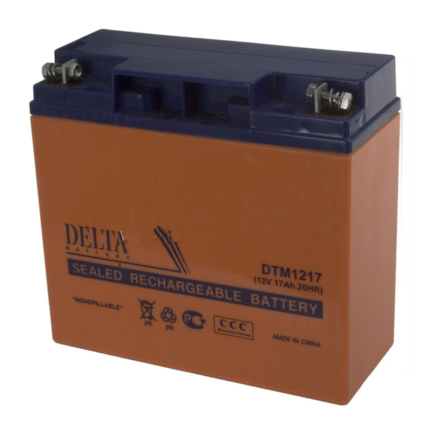 Аккумулятор Delta DTM1217 17 А/ч, 12В    (2 шт./уп.)