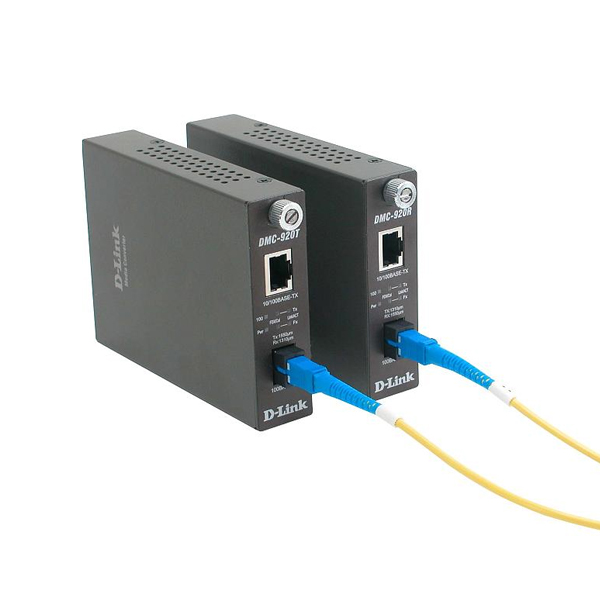 D-Link  DMC-920R  Конвертор 10/100Mbps UTP в 100Mbps SM Single Fiber