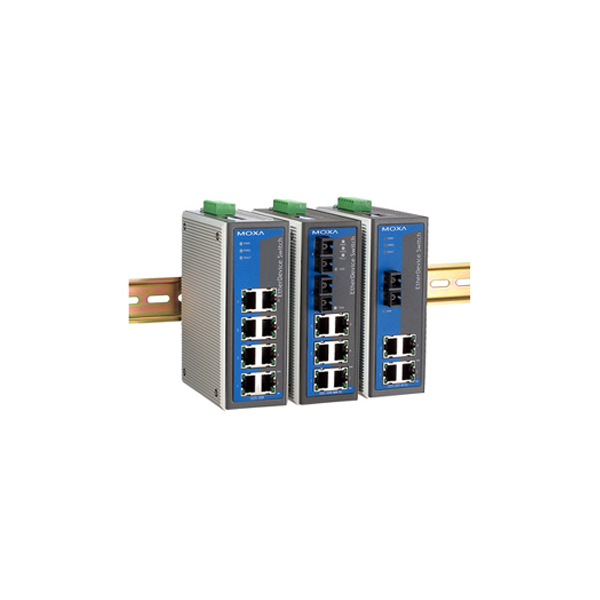 MOXA  EDS-305-S-SC-T  Коммутатор  Ethernet switch,with 4 10/100 BaseTx ports,1 single mode 100Fx,t:-40/+75C