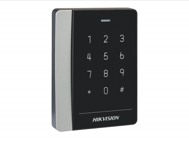 Hikvision DS-K1102MK  считыватель Mifare карт с сенсорной клавиатурой