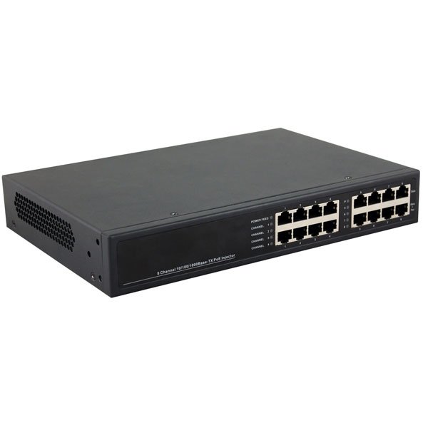 Midspan-8/150RG OSNOVO Midspan-8/150RG PoE-инжектор Gigabit Ethernet на 8 портов