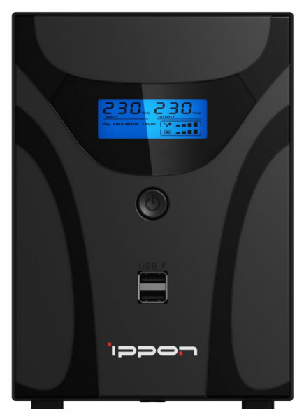 UPS Ippon Smart Power Pro II Euro 1600 960Вт 1600ВА черный (источник бесперебойного питания)
