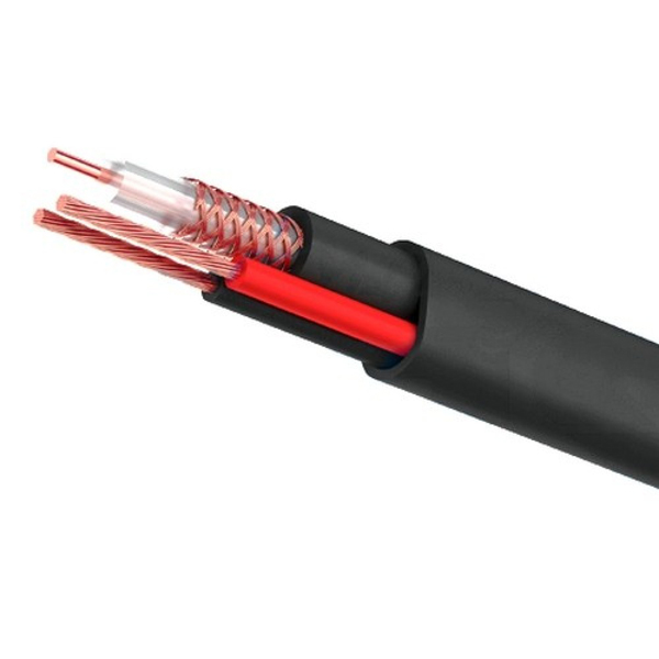 КВК-П-2  2х0,5. (бухта 200м) кабель КЭС наружный чёрный