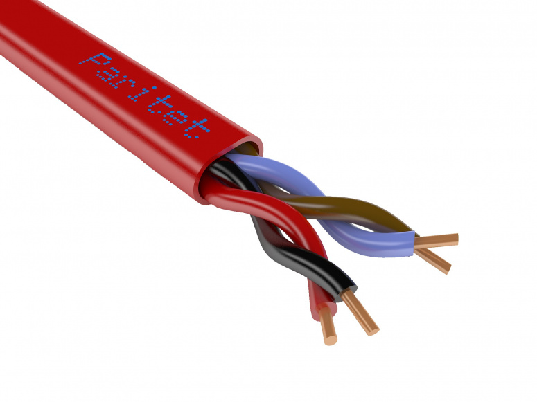 КСВВнг(А) LS 1х2х1,38мм (1,5 мм кв) бухта 200м красного цвета кабель Паритет