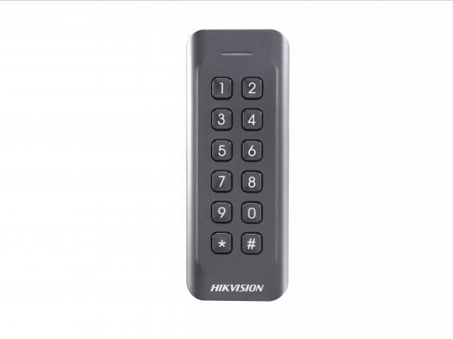 Hikvision DS-K1802МК  считыватель Mifare карт с механической клавиатурой
