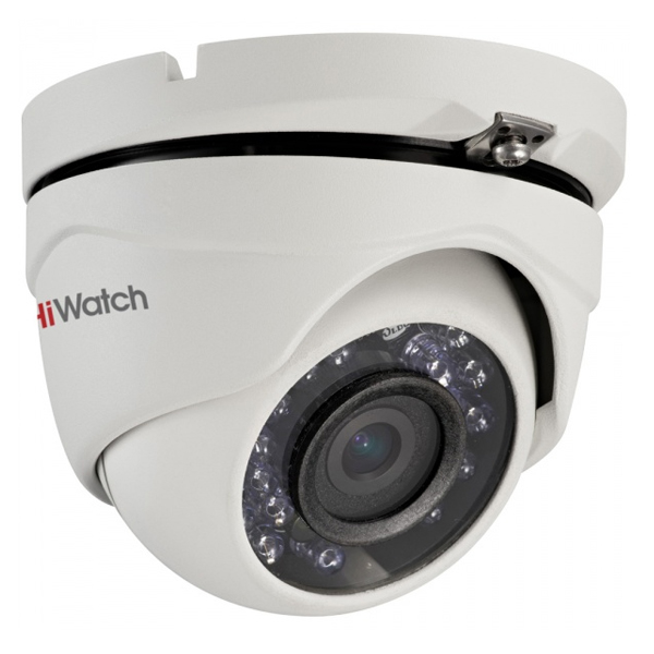 Видеокамера HiWatch TVI DS-T203(B) бюджетная (2.8 mm) 2Mp, dome ball HD-TVI/AHD/CVI/CVBS