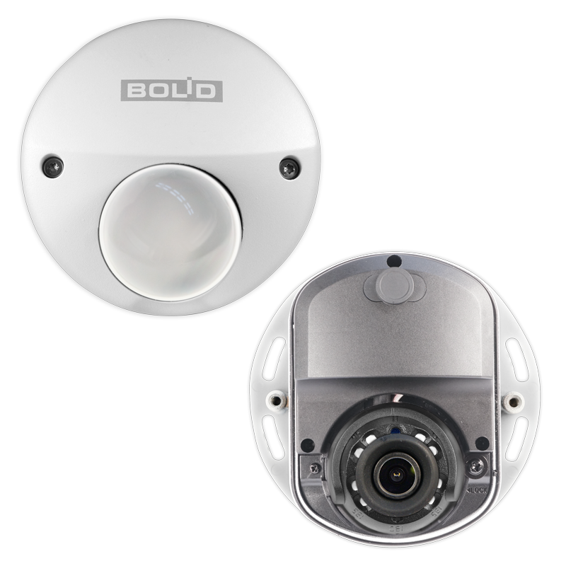 Видеокамера BOLID VCG-722 профессиональная (2.8mm) 2.0Mp dome TVI/AHD/CVI/CVBS