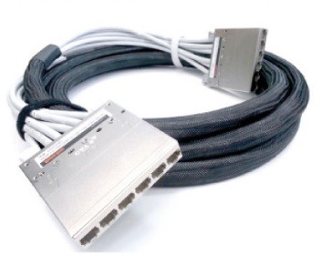 PPTR-CT-CSS/C6AS-D-CSS/C6AS-LSZH-10M-GY Hyperline Претерминированная медная кабельная сборка с кассетами на обоих концах, категория 6A, экранированная