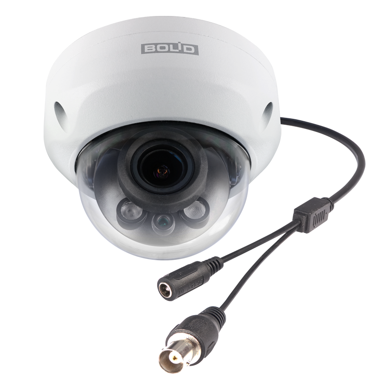 Видеокамера BOLID VCG-220 профессиональная (2.7-12mm) 2.0Mp protect dome TVI/AHD/CVI/CVBS