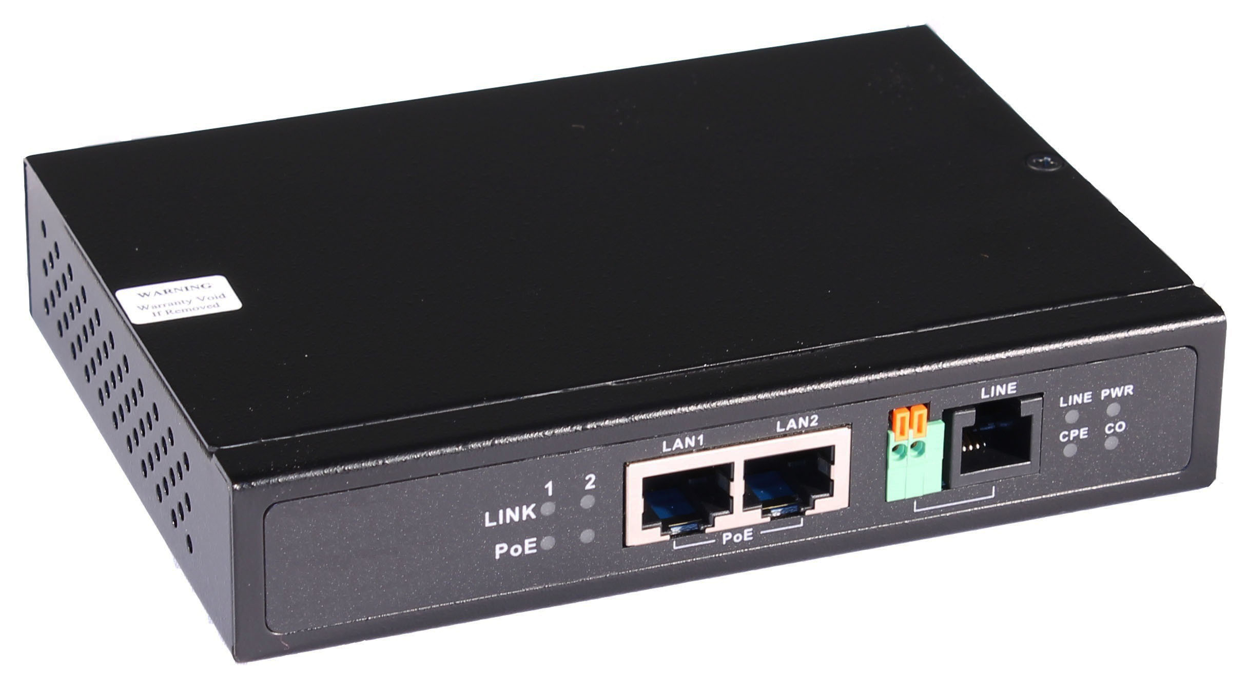 TR-IP2PoE OSNOVO Удлинитель Ethernet (VDSL) на 2 порта до 3000м с функцией PoE