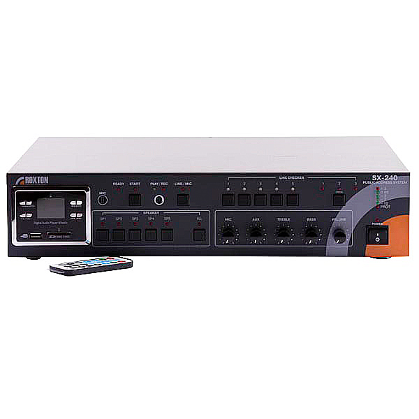 SX-240  система оповещения комбинированная  240 Вт, 100В