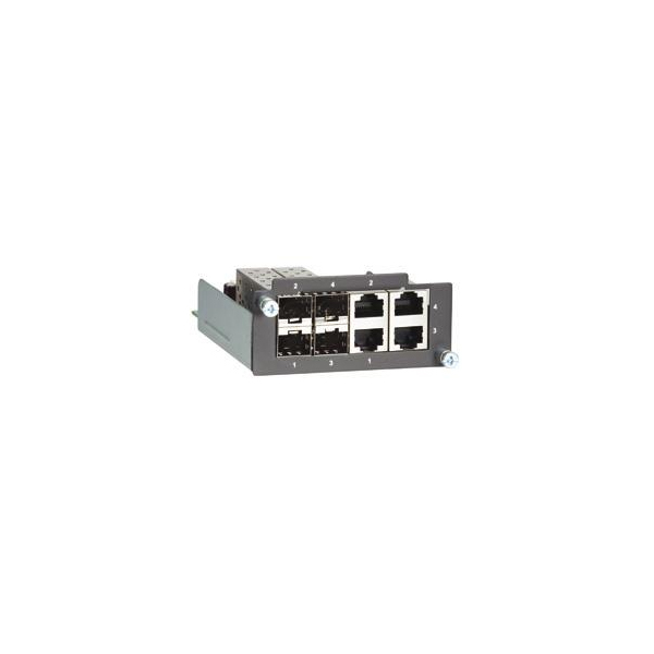 MOXA  PM-7200-4GTXSFP  Модуль  Interface module with 4 x 10/100/1000BaseT(X) / SFP (mini-GBIC) ports