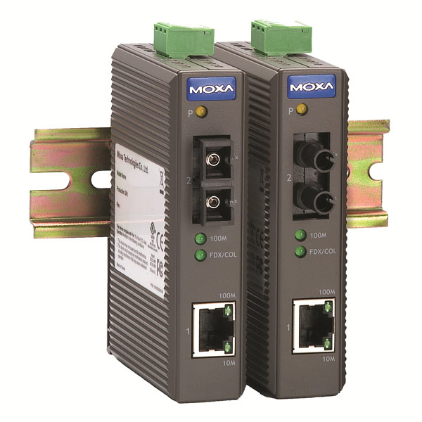 MOXA  IMC-21-S-SC  Конвертер  converter 10/100MTx to 100MFx, single mode,SC