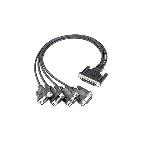 MOXA  CBL-M44M9x4-50  Кабель  50cm DB44 to 4-port DB9,male cable