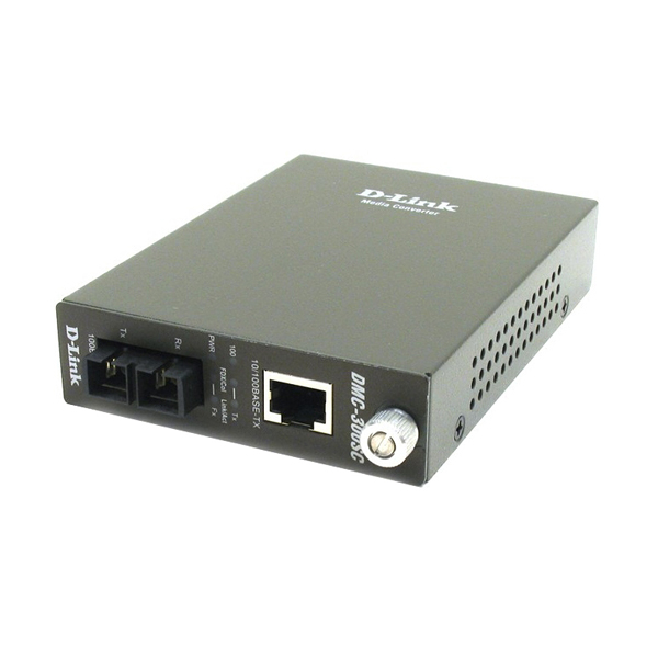 D-Link  DMC-300SC/D7A  Конвертер 10/100 UTP в 100Мб MM Fiber (2km, SC)