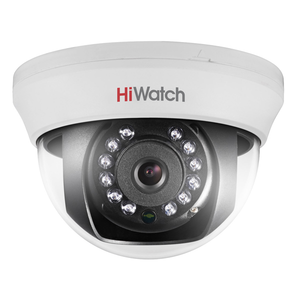 Видеокамера HiWatch TVI DS-T201 бюджетная (6 mm) 2Mp, dome HD-TVI