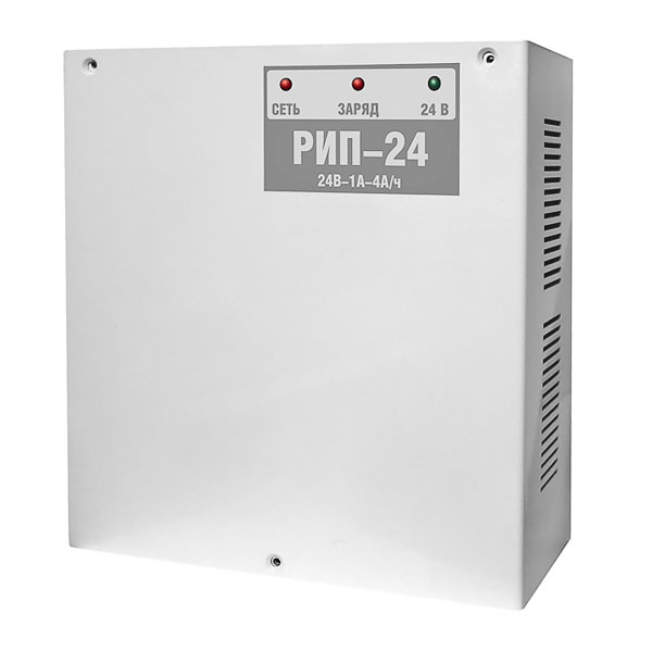 РИП-24 исп.04 (РИП-24-1/4М2) (24 В, 1 А, Без АКБ) Резервированный источник питания с микропроцессорн