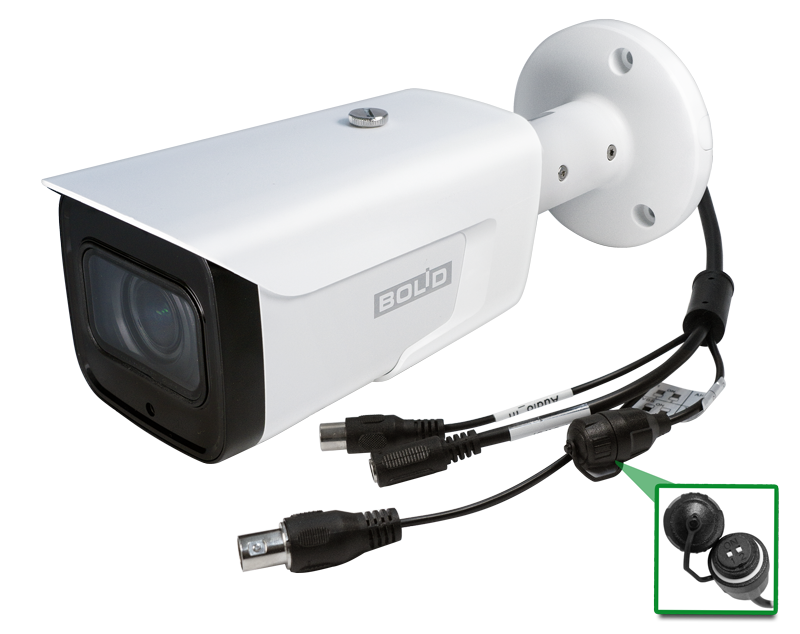 Видеокамера BOLID VCG-120-01 (версия 2) профессиональная (2.7-13.5mm) 2.0Mp bullet TVI/AHD/CVI/CVBS
