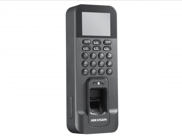 Hikvision DS-K1T804MF  терминал доступа со встроенными считывателями Mifare карт и отпечатков пальцев