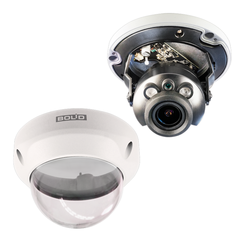 Видеокамера BOLID VCG-220 профессиональная (2.7-12mm) 2.0Mp protect dome TVI/AHD/CVI/CVBS