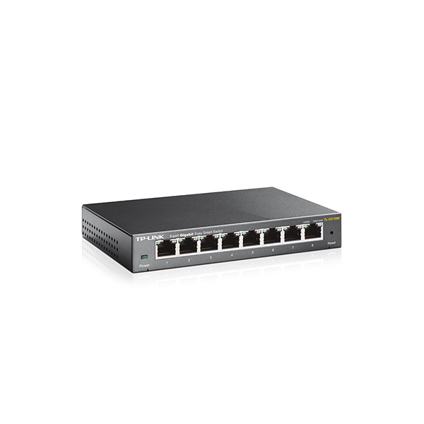 TP-Link  TL-SG108E  коммутатор (до 1000Мбит/с) 8 портов