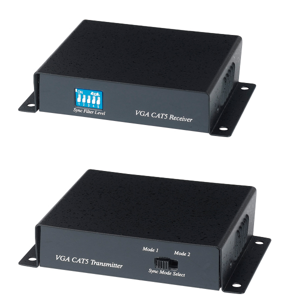 TTP111VGA SC&T Комплект (приемник + передатчик) для передачи VGA сигнала по кабелю витой паре STP или UTP CAT5