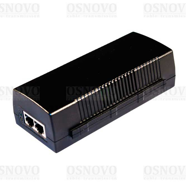 Midspan-1/300GA OSNOVO PoE-инжектор Gigabit Ethernet на 1 порт, мощностью до 30W