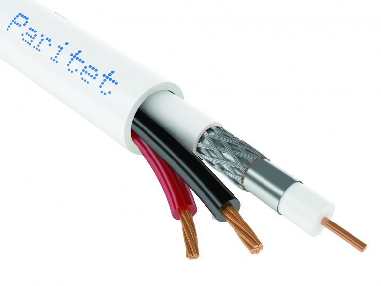 КВК-В-2Э 2х0,75 (бухта 200м)  кабель Паритет белый внутренняя прокладка