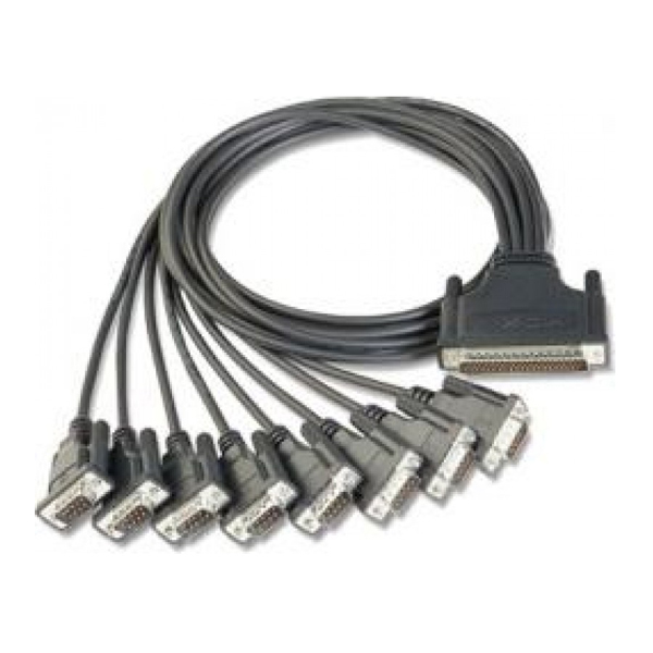 MOXA  CBL-M78M9x8-100  Кабель  8-port DB9 male connection cable for CP-118U-I, CP-138U-I