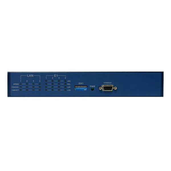 qBRIDGE-401-M (36BEM401) NSGate Инверсный мультиплексор (Managed): 4 Ethernet в 4xE1, VLAN (802.1q,1p), QoS, Console