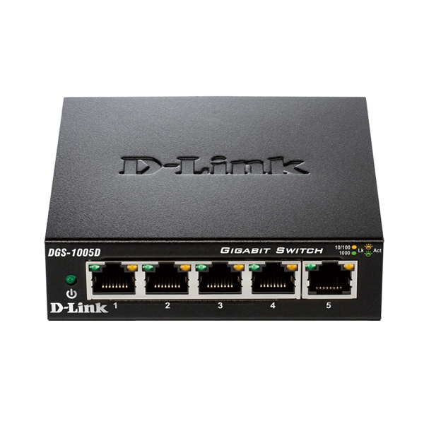 D-Link  DGS-1005D/I3A  Коммутатор 5 портов 10/100/1000