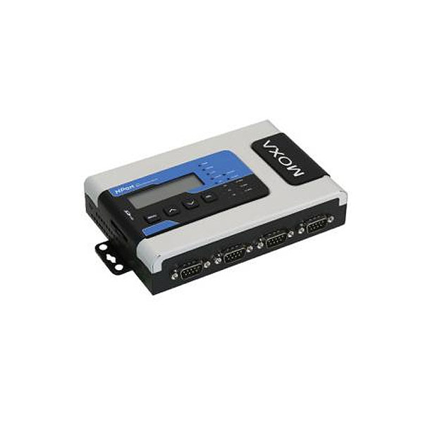 MOXA  NPort 6450  Сервер  4 port RS-232/422/485 secure device server, 12-48V, Power Adapter