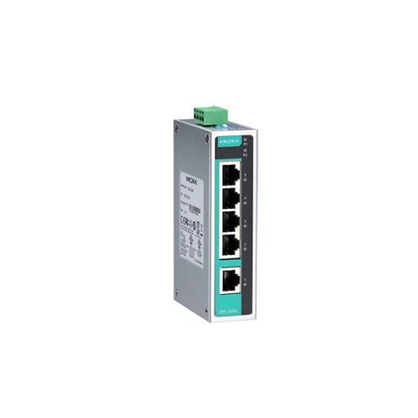 MOXA  EDS-205A  Коммутатор  5 port entry-level unmanaged Ethernet Switches with dual power input