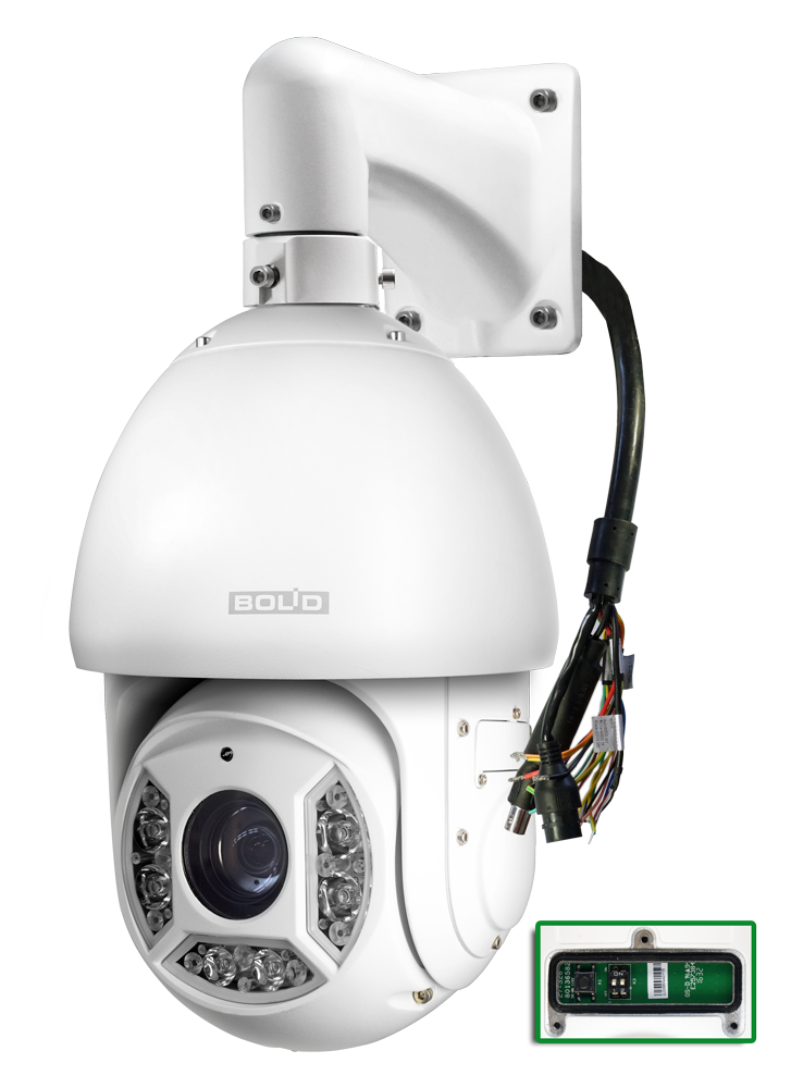 Видеокамера BOLID IP VCI-528 профессиональная (4.8-120mm) 2.0Mp speed dome (настенный кронштейн в комплекте) (версия 3)