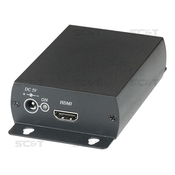 HE01CR SC&T Дополнительный приёмник для комплекта HE01C, для увеличения расстояния передачи сигналов HDMI по коаксиальному кабелю