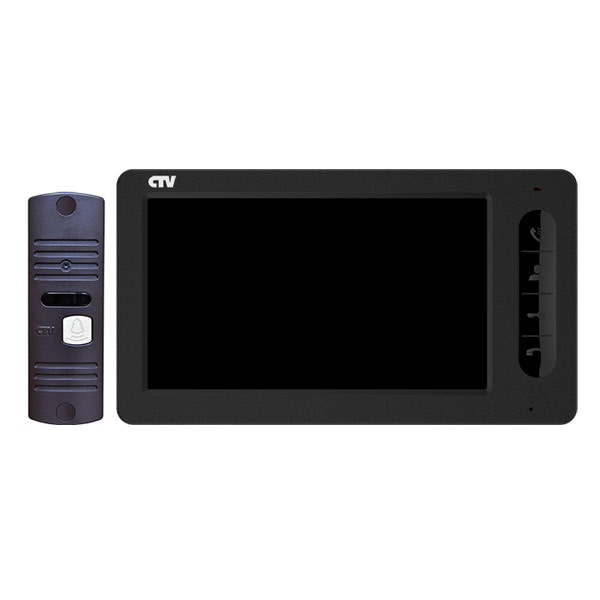 Комплект монитор+вызывная панель CTV-DP2101 (черный)