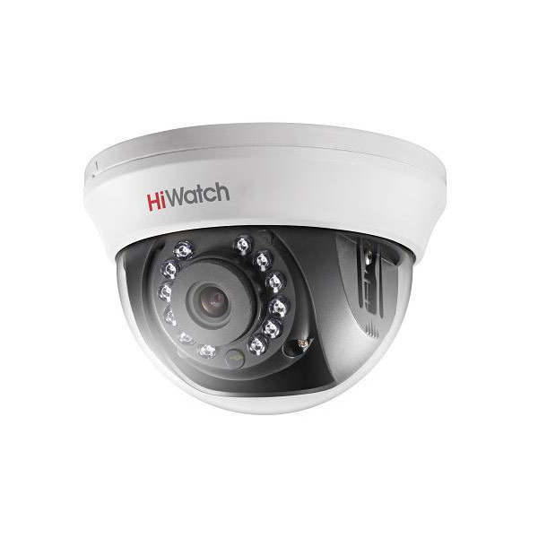 Видеокамера HiWatch TVI DS-T101 бюджетная (3.6 mm) 1Mp, dome HD-TVI/CVBS