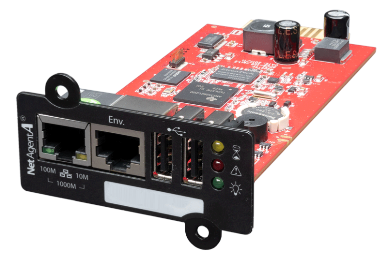 4-портовая внутренняя карта NetAgent A (BA506)  SNMP v2/3, 2*RJ45, 2*USB