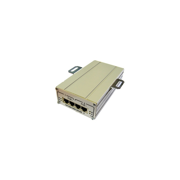 TFortis  FSE-2G+  2-портовый инжектор РоЕ+(HighPoE) 802.3at для питания двух видеокамер РоЕ+ (30W)