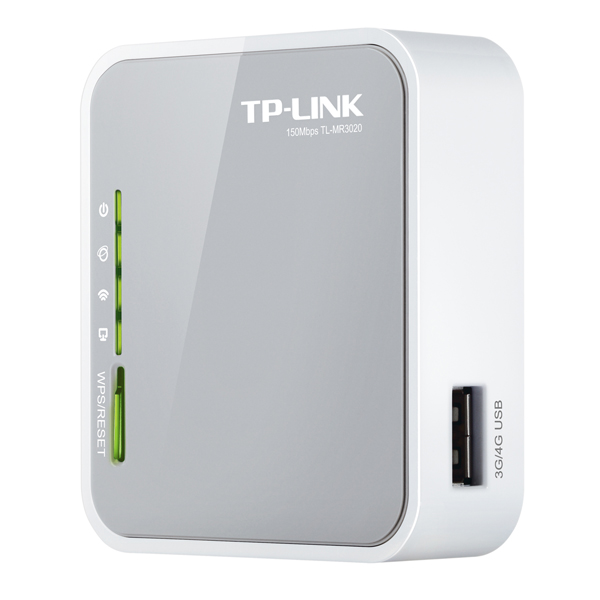 TP-Link  TL-MR3020  маршрутизатор портативный  (до 150Мбит/с)
