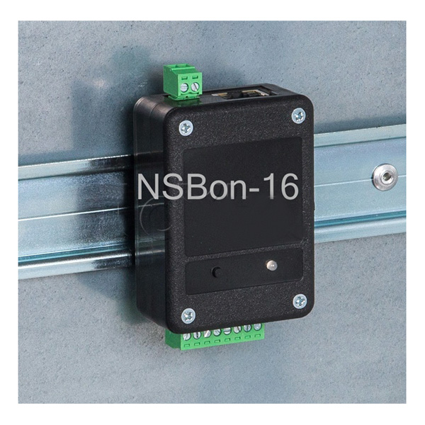 NSBon-16 (K064801T) NSGate Контроллер состояния антивандальных датчиков и напряжения питания, 1 Ethernet