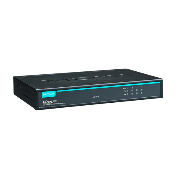 MOXA  UPort 1450  Преобразователь UPort 1450 USB to 4-port RS-232/422/485, 921.6Kbps, 15KV ESD Protection, mini DB9F-to-TB