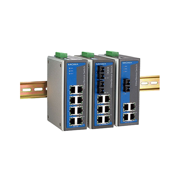 MOXA  EDS-305-T  Коммутатор  Ethernet Switch,with 5 10/100BaseTx ports, -40/+75C