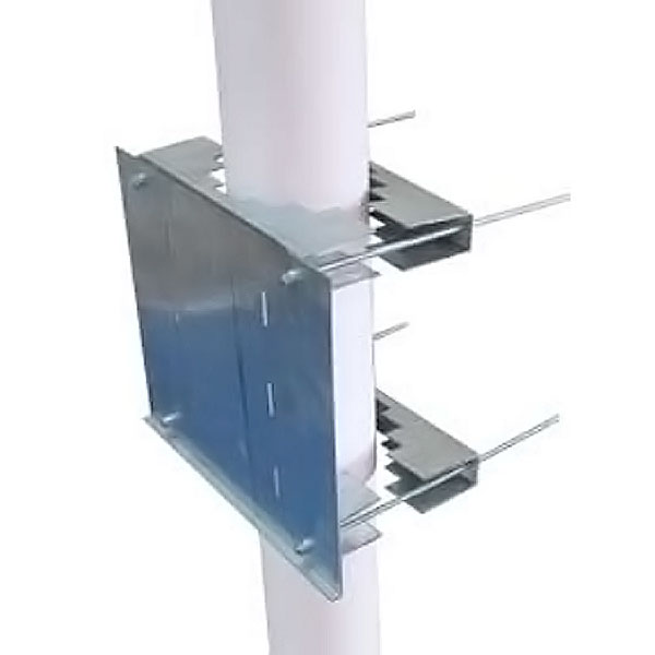 Краб 220 кронштейн для установки уличных ИБП на столбах диаметром от 40 до 200мм