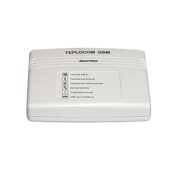 Теплоинформатор TEPLOCOM GSM, контроль сети 220В, температуры, встроенная АКБ