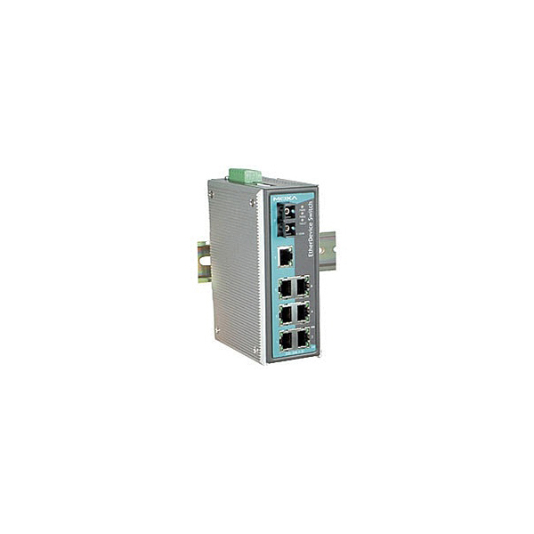 MOXA  EDS-308-S-SC  Коммутатор  Ethernet Server 7 10/100BaseTx ports,1 single mode(15Km) 100Fx port
