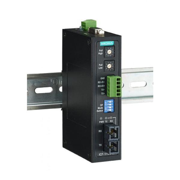 MOXA  ICF-1150-S-SC  Преобразователь  Industrial RS-232/422/485 to Fiber Optic Converter, SC Single-