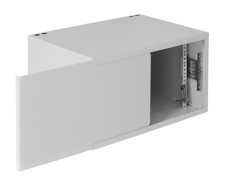 EC-WP-075240-GY  Настенный антивандальный шкаф пенального типа, 7U, Ш520хВ320хГ400мм, OEM, серый